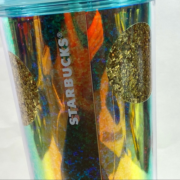 Starbucks Holiday Gold Glitter Polka Dot Tumbler - Picture 4 of 7